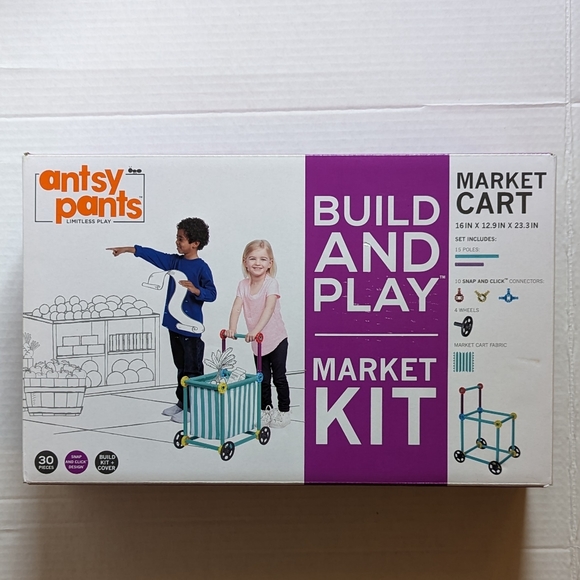 Antsy Pants Toys Antsy Pants Build Play Market Cart Kit Poshmark